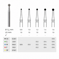 Diamond Dental Burs- Round (ISO001)