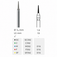 Diamond Dental Burs- Interproximal (ISO465)